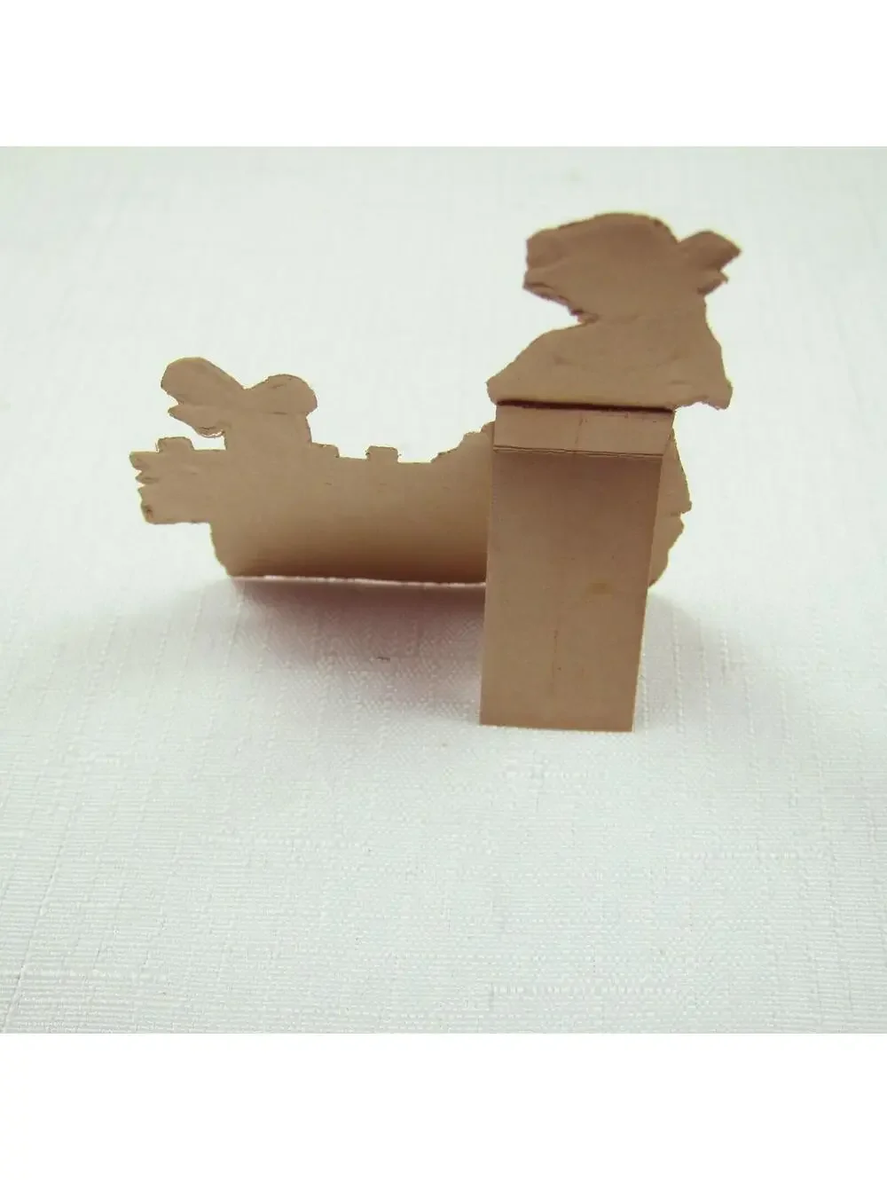 Vintage Valentine Die Cut Stand Up Victorian Girl Germany 1920-30s UNSIGNED